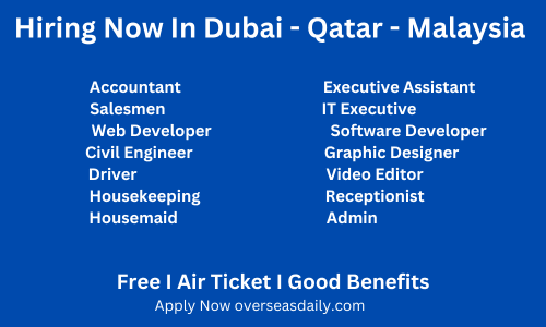 Executive Assistant Jobs In Dubai