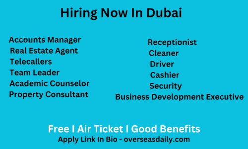Receptionist Jobs In Dubai